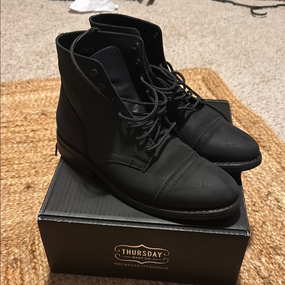 Thursday Boots Co. Matte Captain Boot sz 9.5 - Picture 1 of 5
